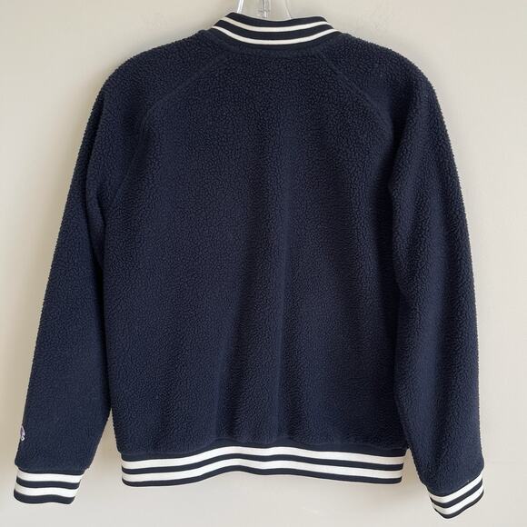 Syracuse University Womens Sherpa Full Zip Varsity Jacket Size M Champion - Picture 7 of 10